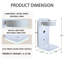 Modern Wall-Mounted Bedside Lamp With Wireless Charging & 3-Color Led