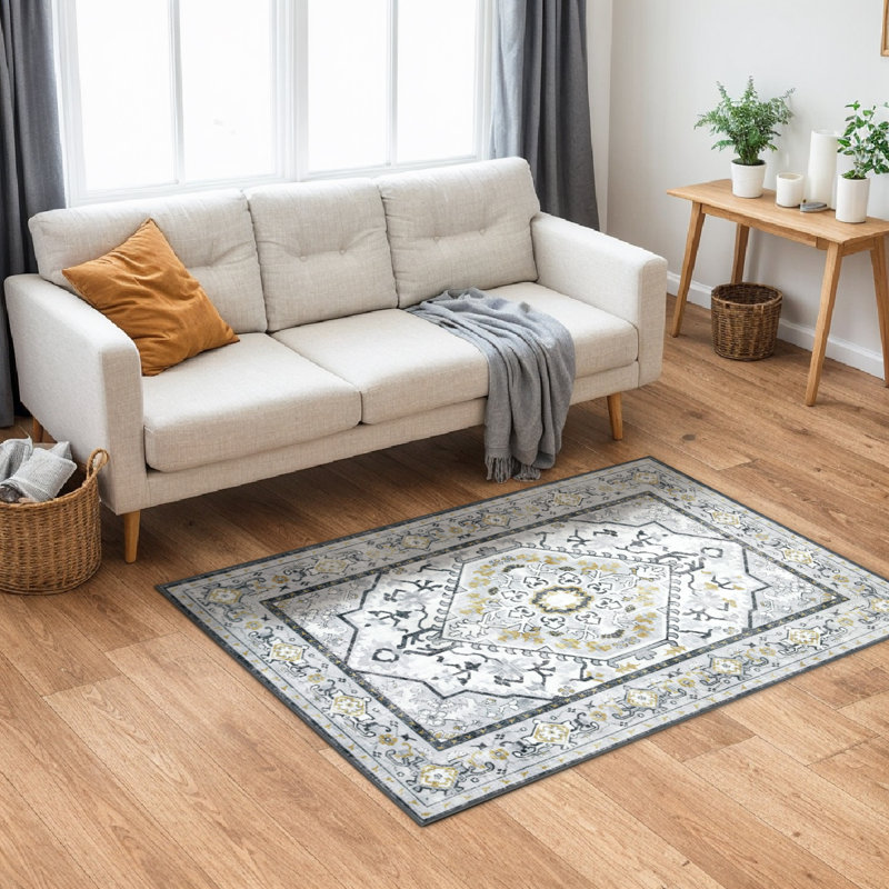 Tapis de couloir intérieur en caoutchouc antidérapant Home Decor, Rectangle 2 pi 8 po x 4 pi