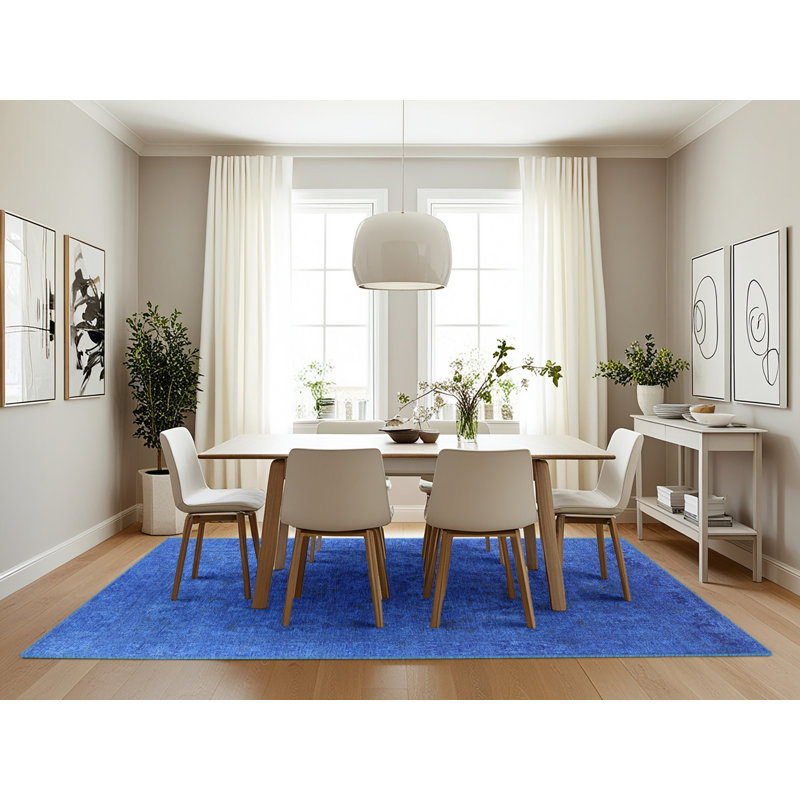Tapis oriental bleu, Rectangle 7 pi x 10 pi