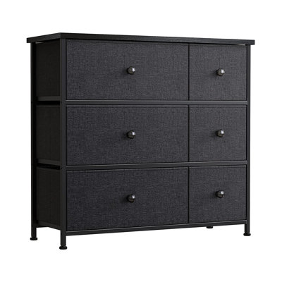 Commode double 6 tiroirs l 11,8 po