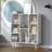 Johntavius 32" W x 37" H Bookcase with 8 Cubes-2074566886