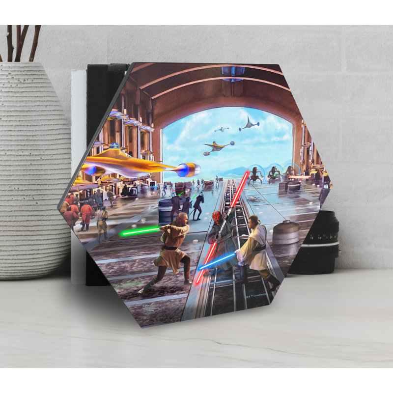 Star Wars (Libération de Naboo), impression sur bois