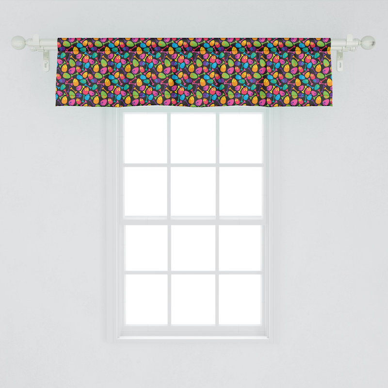 Multicolore cantonnière Ambesonne Velociraptor, L 54 po x L 12 po