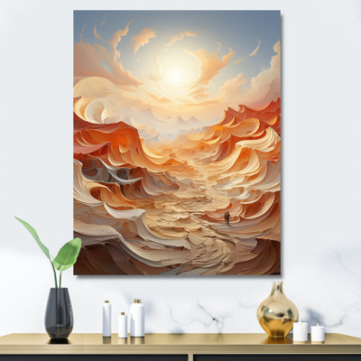 " Surreal Spiraling Sands Landscape "