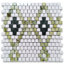 10" x 10" Marble Mosaic Wall & Floor Tile