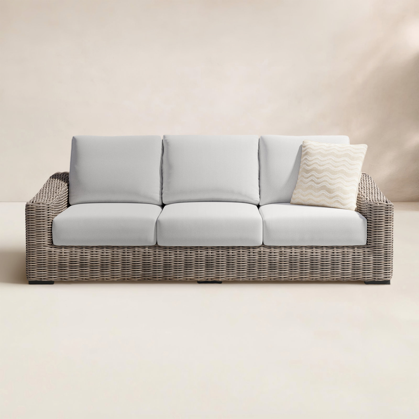 Sommer 91" Patio Sofa, White