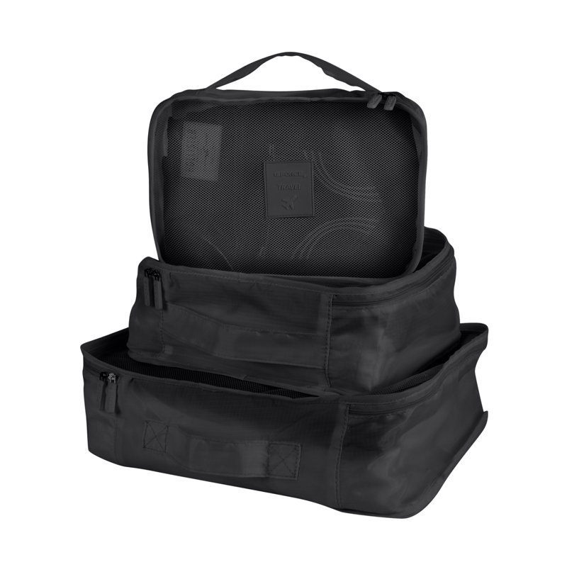 Ensemble de 6 bacs de rangement en tissu Gforce, Noir