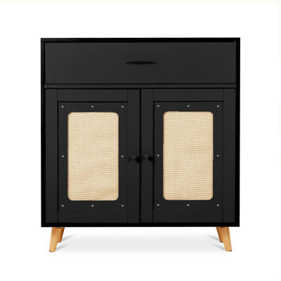 Cat Litter Box Enclosure With Drawer, Hidden Litter Box Cabinet  With Slot Row, Ventilation For Living Room, Bedroom, wood