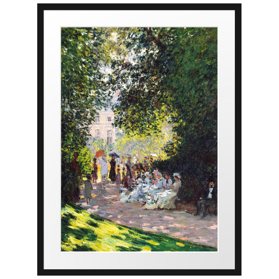 Der Park Monceau von Claude Monet