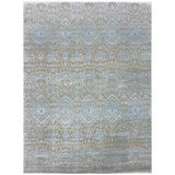 IKVLDC126NAAQ Moroccan Area Rug in Aqua/Light Brown/Natural