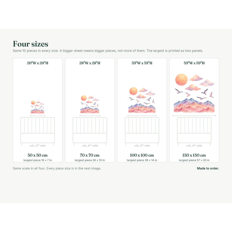 Wall Decals, 50 x 50 cm
