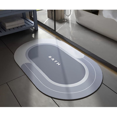 Silia Natural Fiber Non-Slip Bath Mat