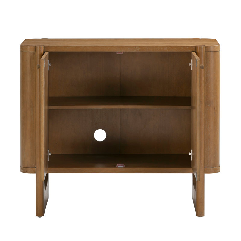 Buffet décoratif Mid-Century, Marron clair, 3