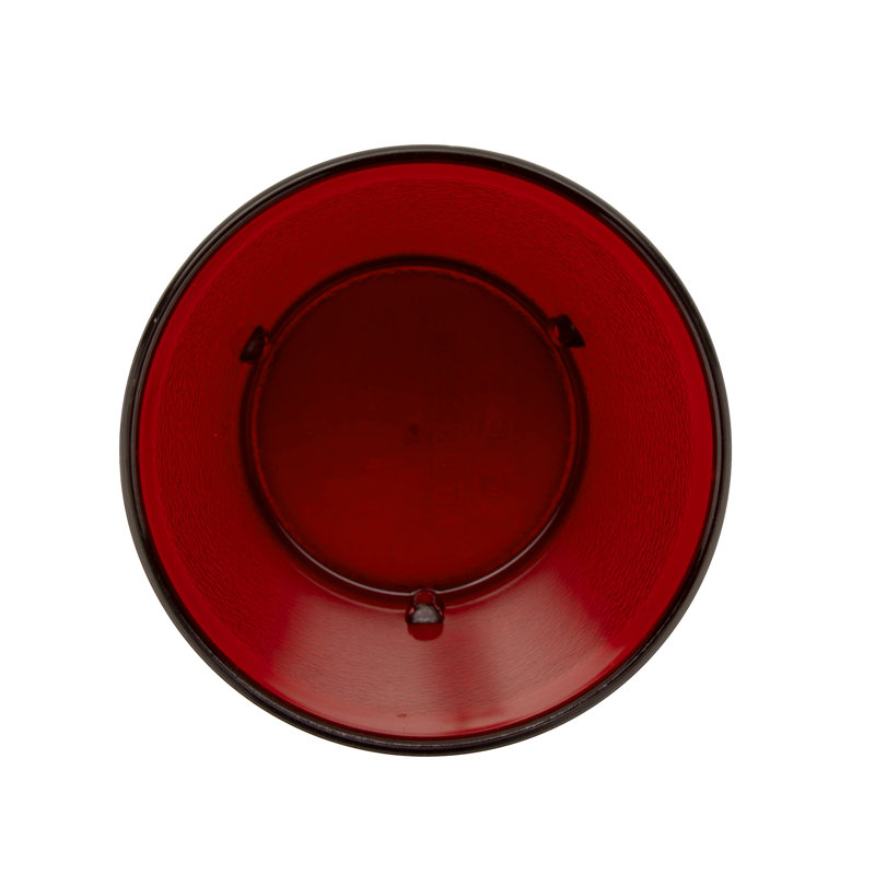 GET Gobelets de restaurant en plastique robustes, Rouge, Verre à vin