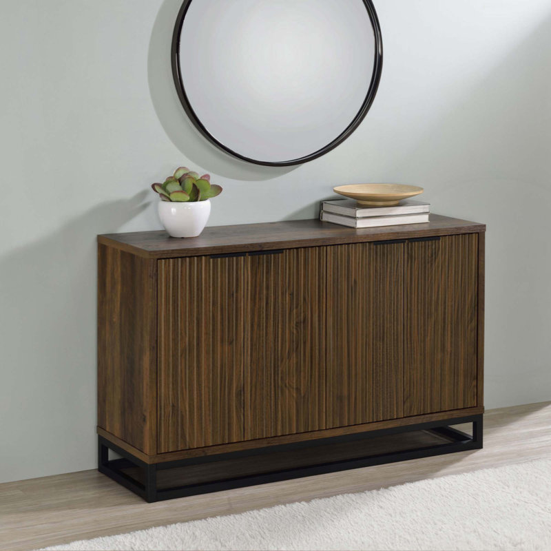 Buffet décoratif 4 portes Dark Pine