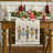 Watercolor Nutcrackers Xmas Balls Merry Christmas Table Runner, Seasonal Winter Holiday Kitchen Dining Table Decoration For Indoor Outdoor Home Party Decor 13 X 72 Inch
