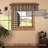Dissay Cotton Plaid Tailored Window Valance-1893335559