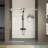 70"H Shower Door With 5/16" 8Mm  Thick Tempered Glass, Double Side Easy Clean Coat, Finished And Buffer - Corrosion Stainless Steel, Adjustable Width, Smooth Operation 56 60 Inches Wide Sliding 8Mm