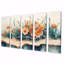 Gidney - Assortiment de bouquets muraux - Art mural traditionnel pour le salon-1216924745-1216924740