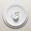 Aegean White Sculpted Dinner Plate