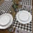 Farmhouse Check 4-Pack Poly-Cotton Blend Washable Placemats