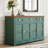 59'' W Sideboard with 3 Drawers, Mid-Century Style 4-Door Storage Cabinet-604027780