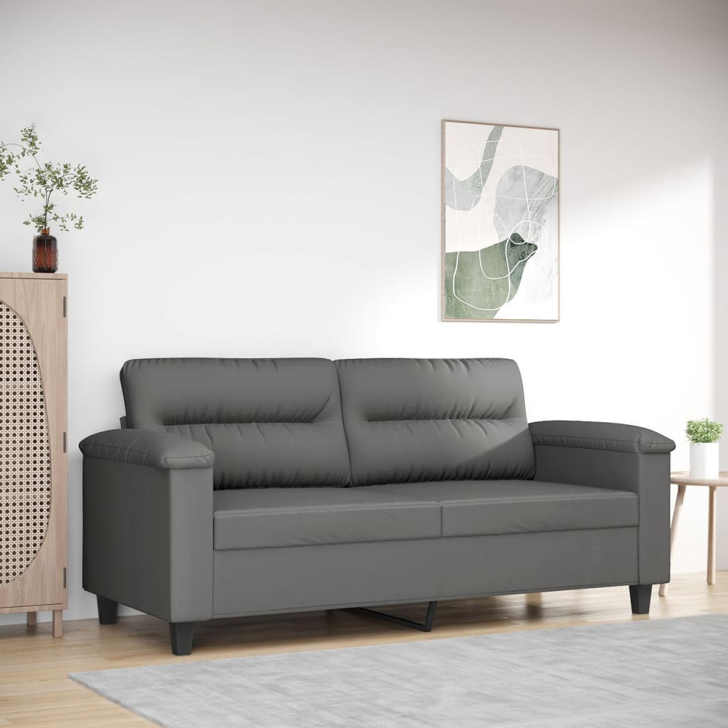 Vidaxl 2-Sitzer-Sofa 140 Cm Mikrofasergewebe 170