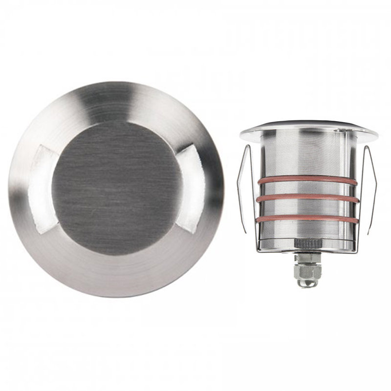 LED Bi-Directional Indicator 4W 12V Magnetic Transformer, Stainless Steel