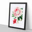 Pink Azalea Flowers - Framed Print-55616654-55616655