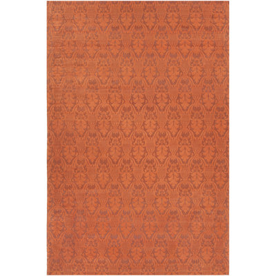 Tapis en laine à motif rouille Vaishali
