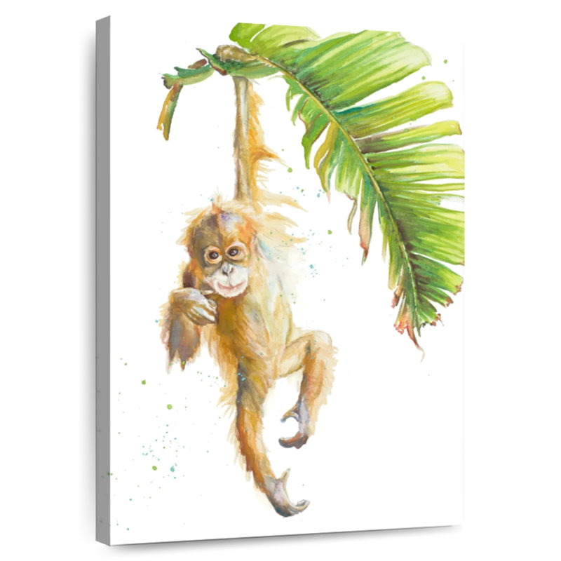 Brampt Monkeys In The Jungle I, 45" H x 30" W