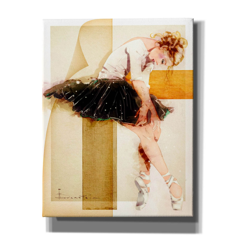 «Tired Dancer» par TM Borenstein, H 34 po x l 26 po x P 1,5 po