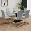 Table en verre de style moderne