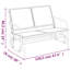 Labree Steel Outdoor Bench