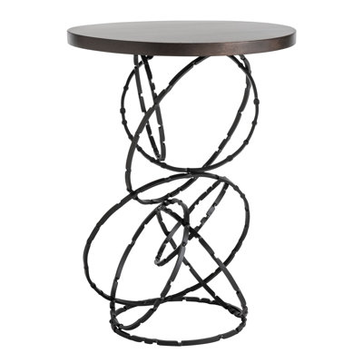 Olympus Solid Wood Top Accent Table