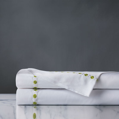 Drap plat Tivoli Lime par Celerie Kemble