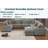Chenille Modular 11-piece Large Corner Sectional -365842262