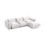Canapé modulaire rembourré en tissu et chenille 3 places Cath-1242461327-1220251373