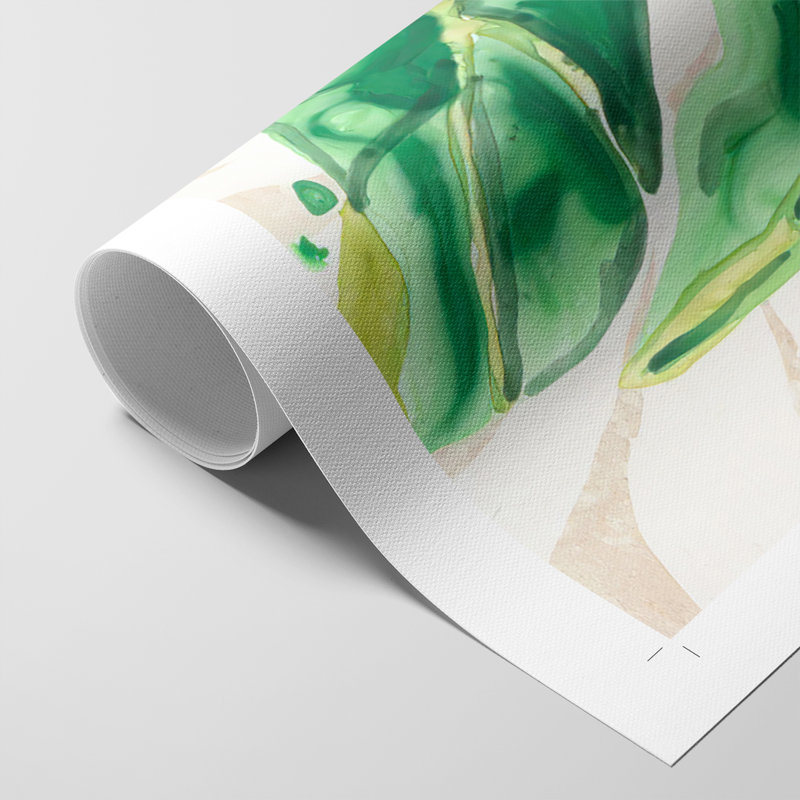 Parchemin Palms III - Impression sur toile seulement - NON-CADRE, H 60 po x l 40 po