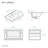 Claire 30" Wall-hung Vanity in Black