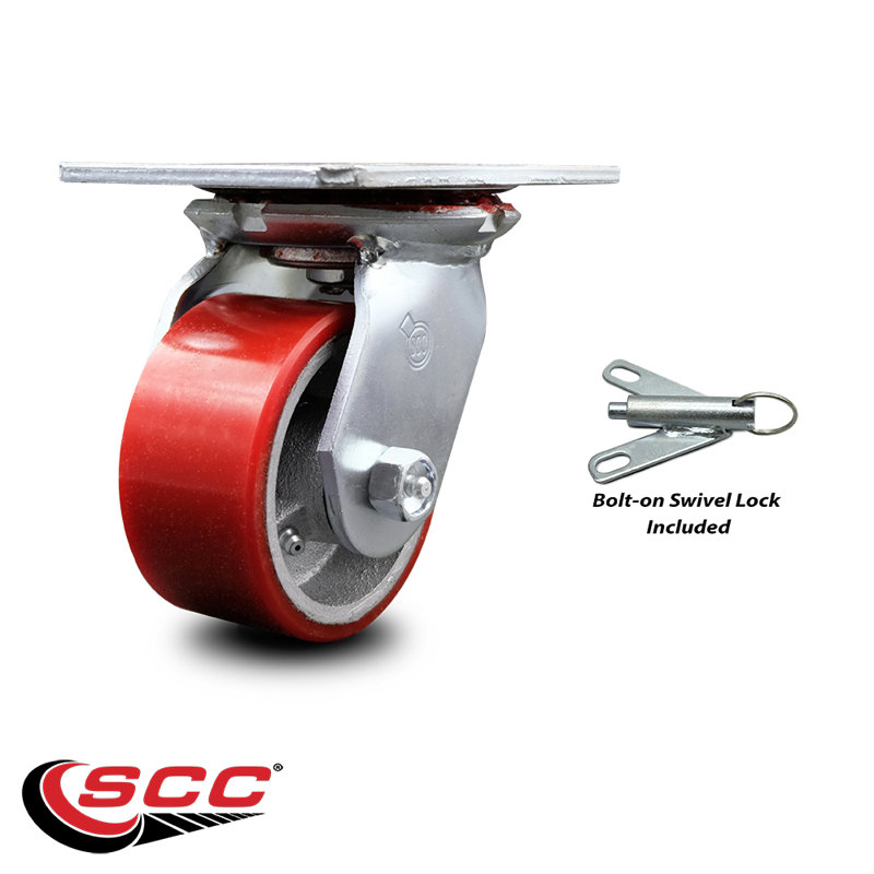 Casters, Red