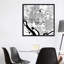 «Washington D.C.» Impression sur toile tendue grise-72684423-72684424-22640526