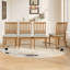 Ensemble de 2 chaises de salle à manger modernes, structure en bois, style scandinave pour la cuisine-2057309490