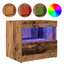 Bedside Cabinet With LED Lights 50X40x45 Cm-1894841500