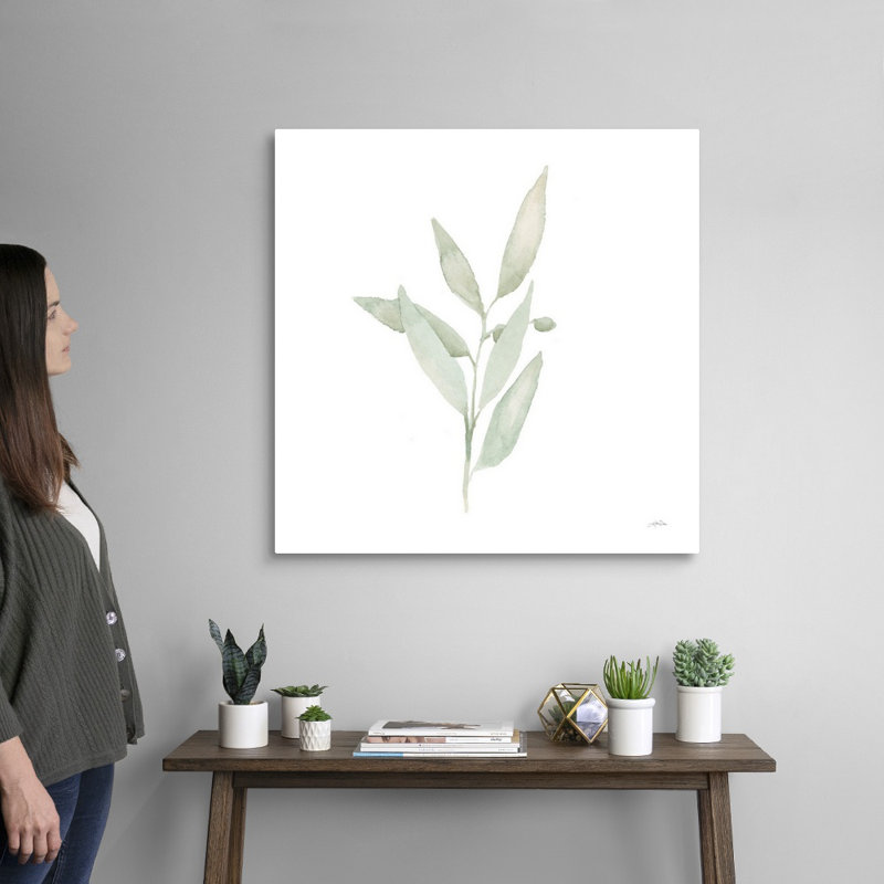 Art mural sur toile Sage II, Toile tendue, H 30 po x l 30 po