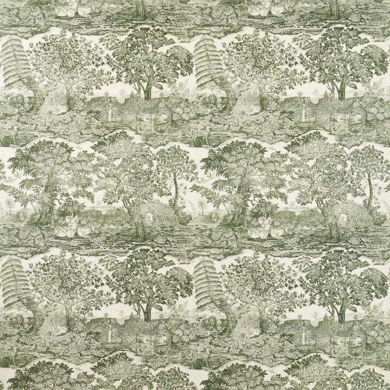 Highgrove Toile, Yew Green