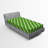 Microfiber Striped Fitted Sheet-105854413-43724130