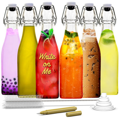  Ensemble de bouteilles en verre 17 oz. (Paquet de 6)