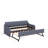 Twin Size Upholstery Daybed With USB Charging Design And Trundle-657691742