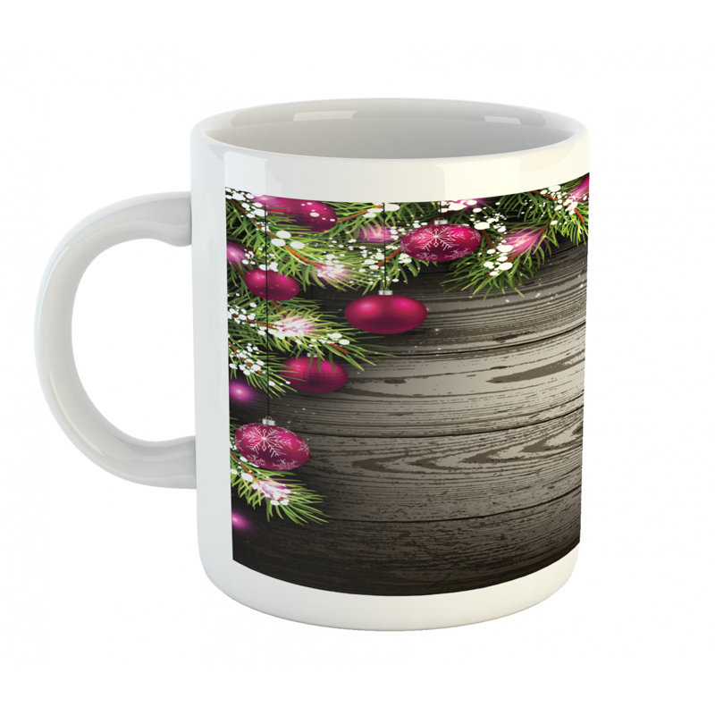 Grande tasse à café brindilles et balles